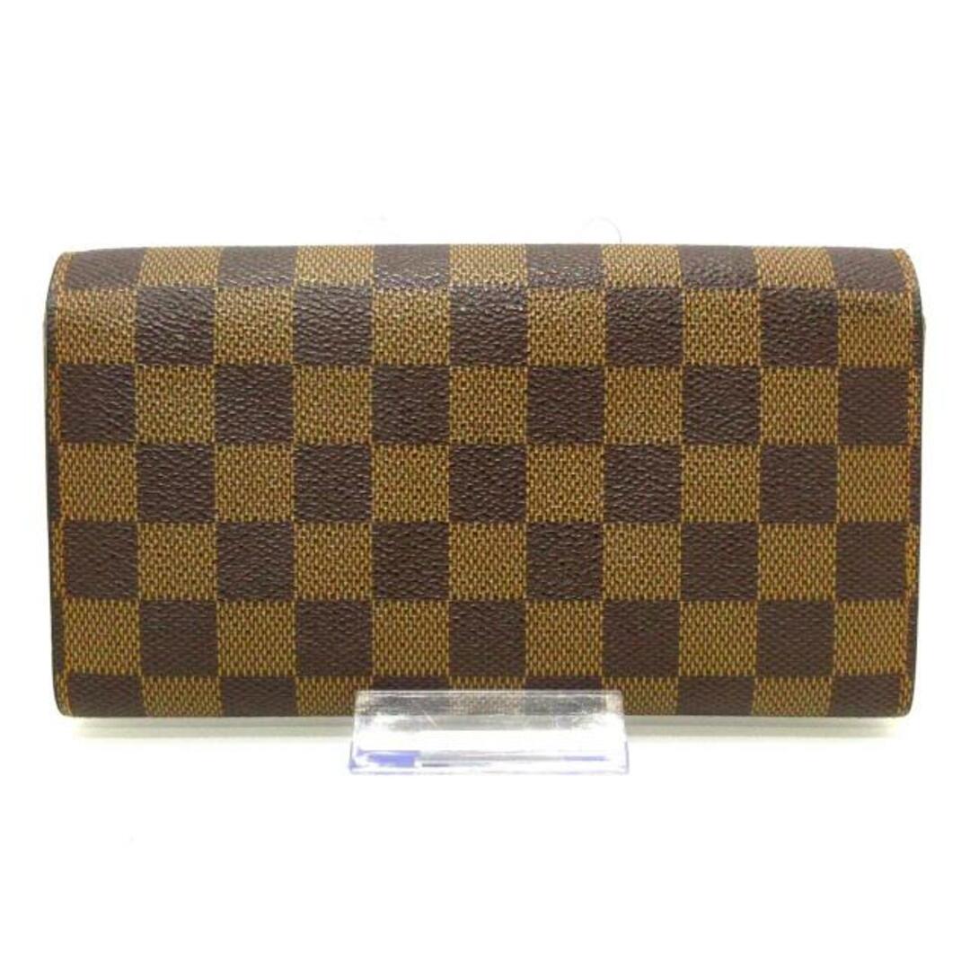 ルイヴィトン 長財布 ダミエ N61724 エベヌ-