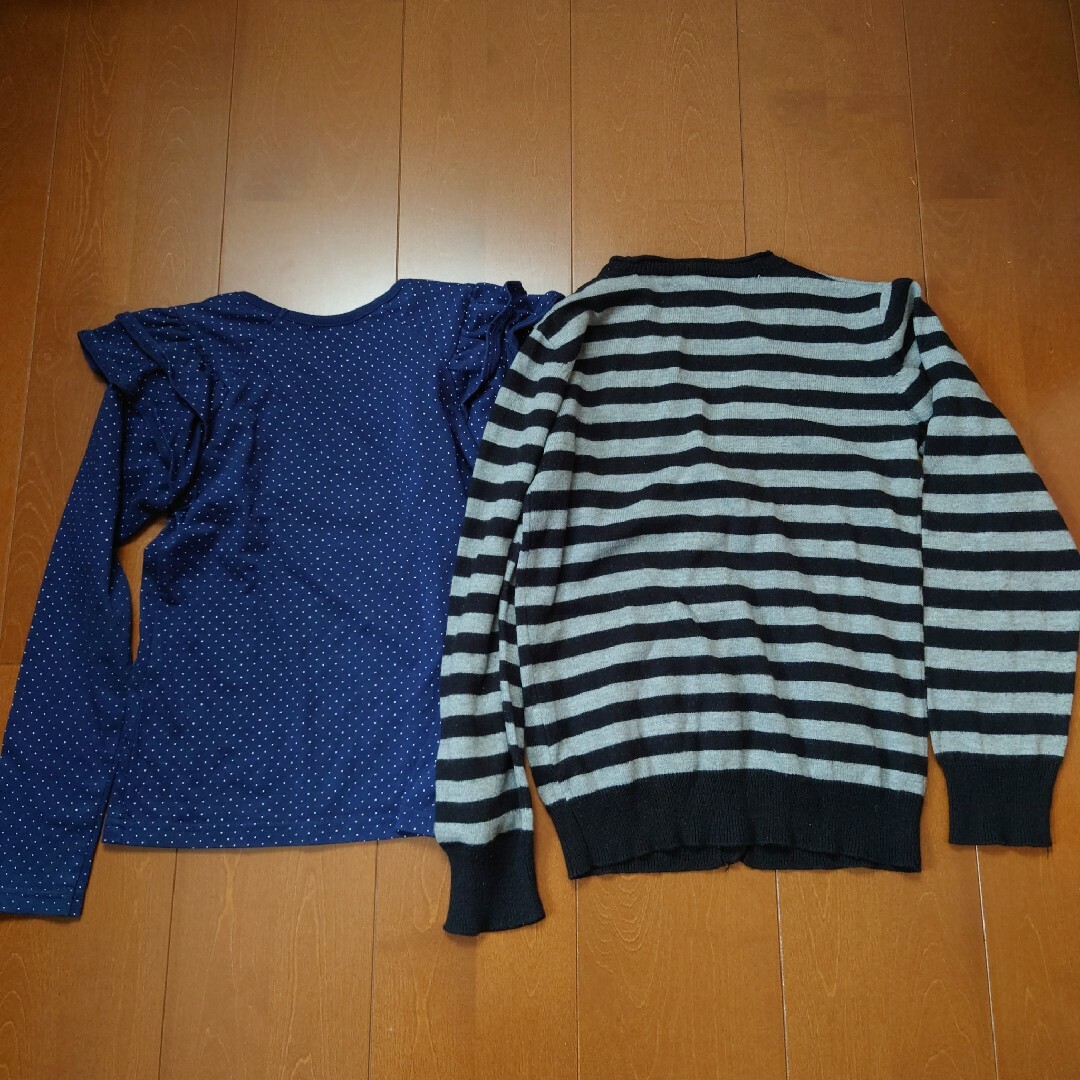 motherways(マザウェイズ)のマザウェイズ backnumber 2枚セット 140cm キッズ/ベビー/マタニティのキッズ服女の子用(90cm~)(Tシャツ/カットソー)の商品写真