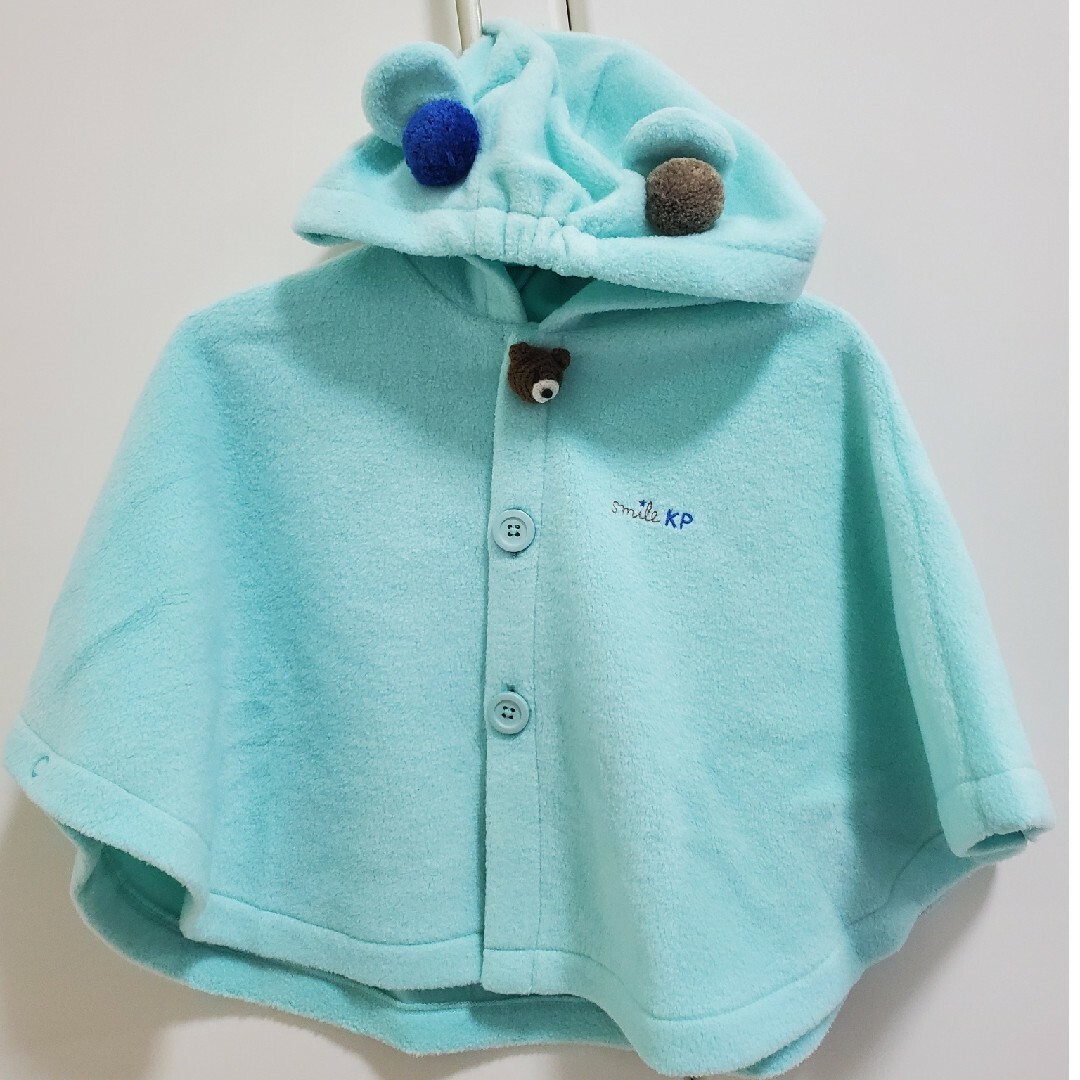 KP(ニットプランナー)のニットプランナー　ポンチョコート　80～95 キッズ/ベビー/マタニティのベビー服(~85cm)(カーディガン/ボレロ)の商品写真