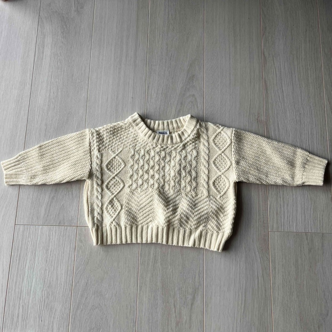 BREEZE(ブリーズ)のBREEZE ケーブル編みセーター キッズ/ベビー/マタニティのキッズ服男の子用(90cm~)(ニット)の商品写真