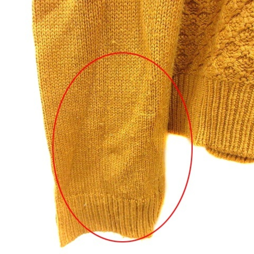 Rope' Picnic(ロペピクニック)のロペピクニック ROPE ニット カットソー 長袖 ラメ 38 黄色 イエロー レディースのトップス(ニット/セーター)の商品写真