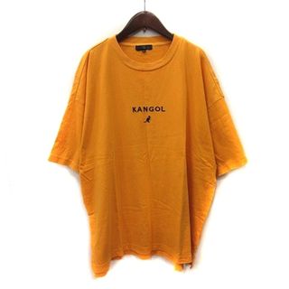 カンゴール(KANGOL)のカンゴール Tシャツ カットソー 半袖 刺繍 L オレンジ /YI(Tシャツ/カットソー(半袖/袖なし))