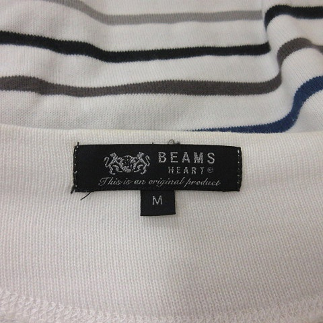 ビームスハート カットソー ボーダー 半袖 M マルチカラー /YI メンズのトップス(Tシャツ/カットソー(半袖/袖なし))の商品写真