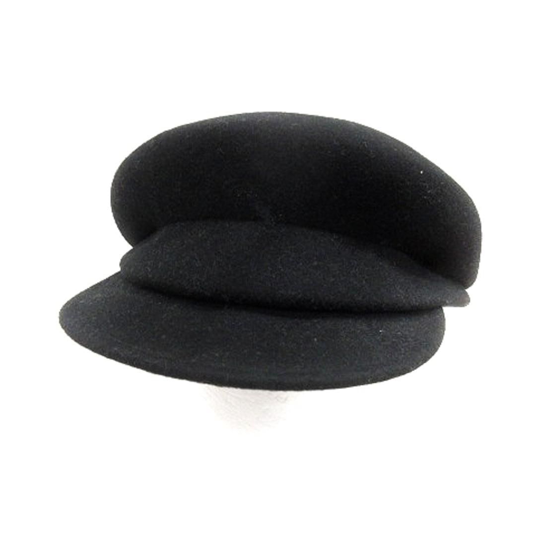 URBAN RESEARCH(アーバンリサーチ)のアーバンリサーチ 帽子 フェルトキャスケット ウール 黒 ブラック /AU レディースの帽子(キャスケット)の商品写真