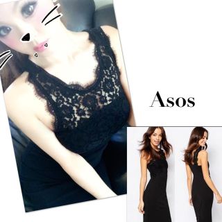 エイソス(asos)のAsosワンピース♥️新品S(ひざ丈ワンピース)