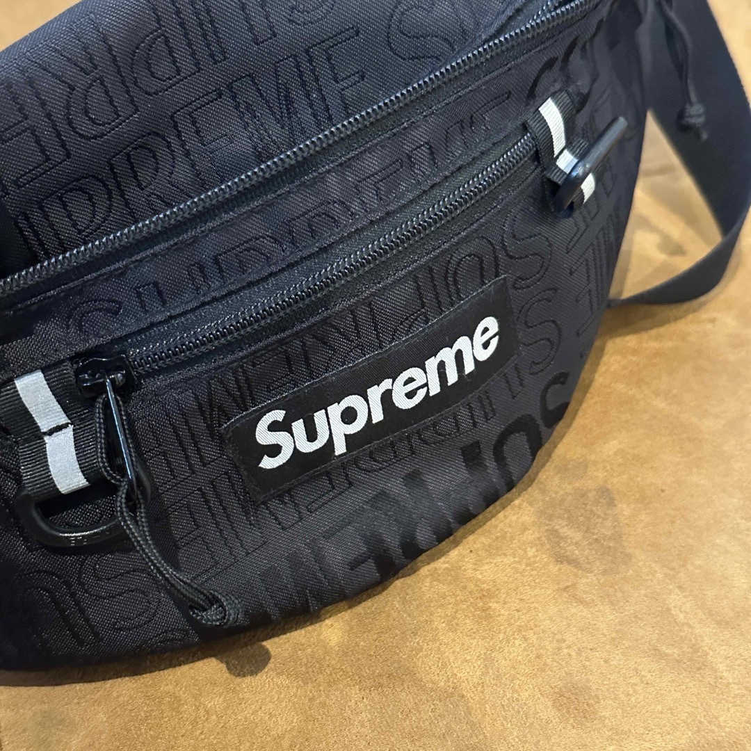 Supreme(シュプリーム)の美品Supreme 2019SSボディバッグ黒Cordura メンズのバッグ(ボディーバッグ)の商品写真