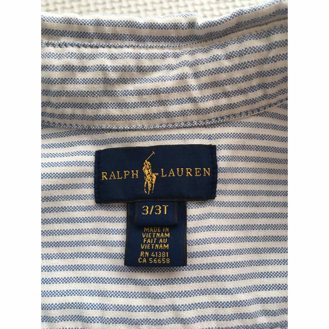 Ralph Lauren(ラルフローレン)のラルフローレン100 長袖シャツ  キッズ/ベビー/マタニティのキッズ服男の子用(90cm~)(ブラウス)の商品写真