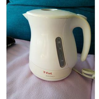 ティファール(T-fal)の最終値下げ!美品T-falティファールJustine1.2L(電気ケトル)