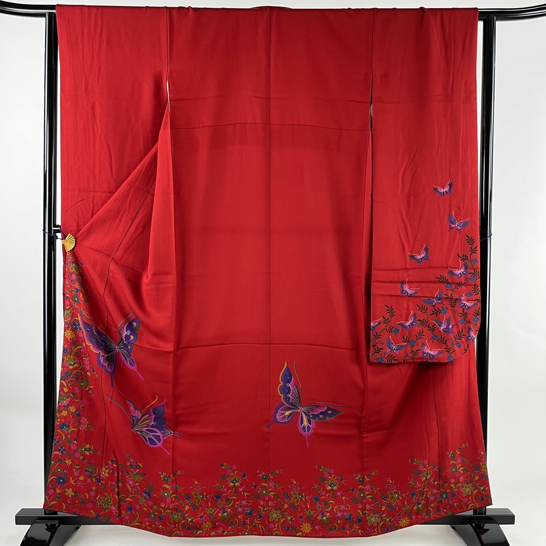 振袖 身丈160cm 裄丈64.5cm 正絹 美品 秀品-