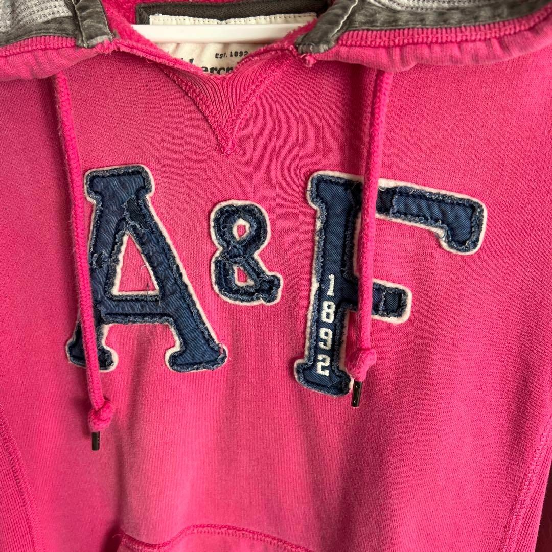 【A＆F】パーカー アバクロンビーアンドフィッチ フード付き ピンク レディースのトップス(パーカー)の商品写真