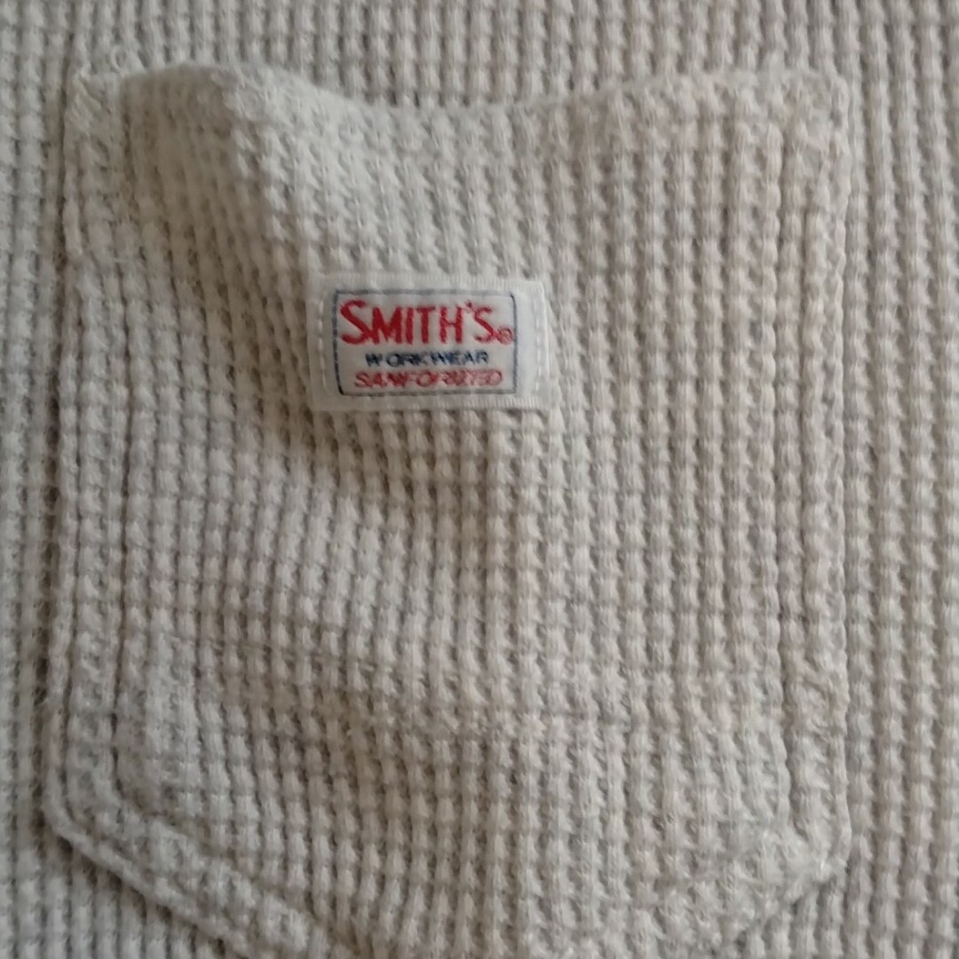 coen(コーエン)のcoen SMITH'S カットソー　メンズXLサイズ　白 メンズのトップス(Tシャツ/カットソー(七分/長袖))の商品写真