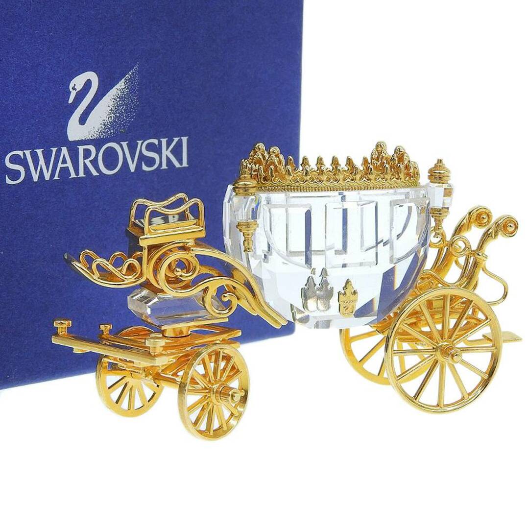 SWAROVSKI(スワロフスキー)の【本物保証】 箱付 新品同様 スワロフスキー SWAROVSKI 馬車モチーフ Carriage シンデレラ 置物 クリスタル 220496 レディースのファッション小物(その他)の商品写真