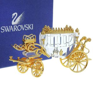 スワロフスキー(SWAROVSKI)の【本物保証】 箱付 新品同様 スワロフスキー SWAROVSKI 馬車モチーフ Carriage シンデレラ 置物 クリスタル 220496(その他)