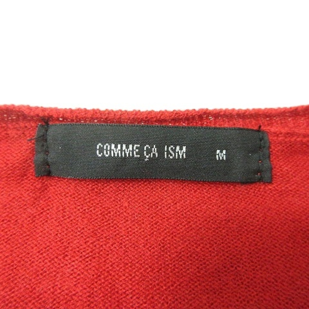 COMME CA ISM(コムサイズム)のコムサイズム COMME CA ISM カーディガン ニット M 赤 レッド レディースのトップス(カーディガン)の商品写真