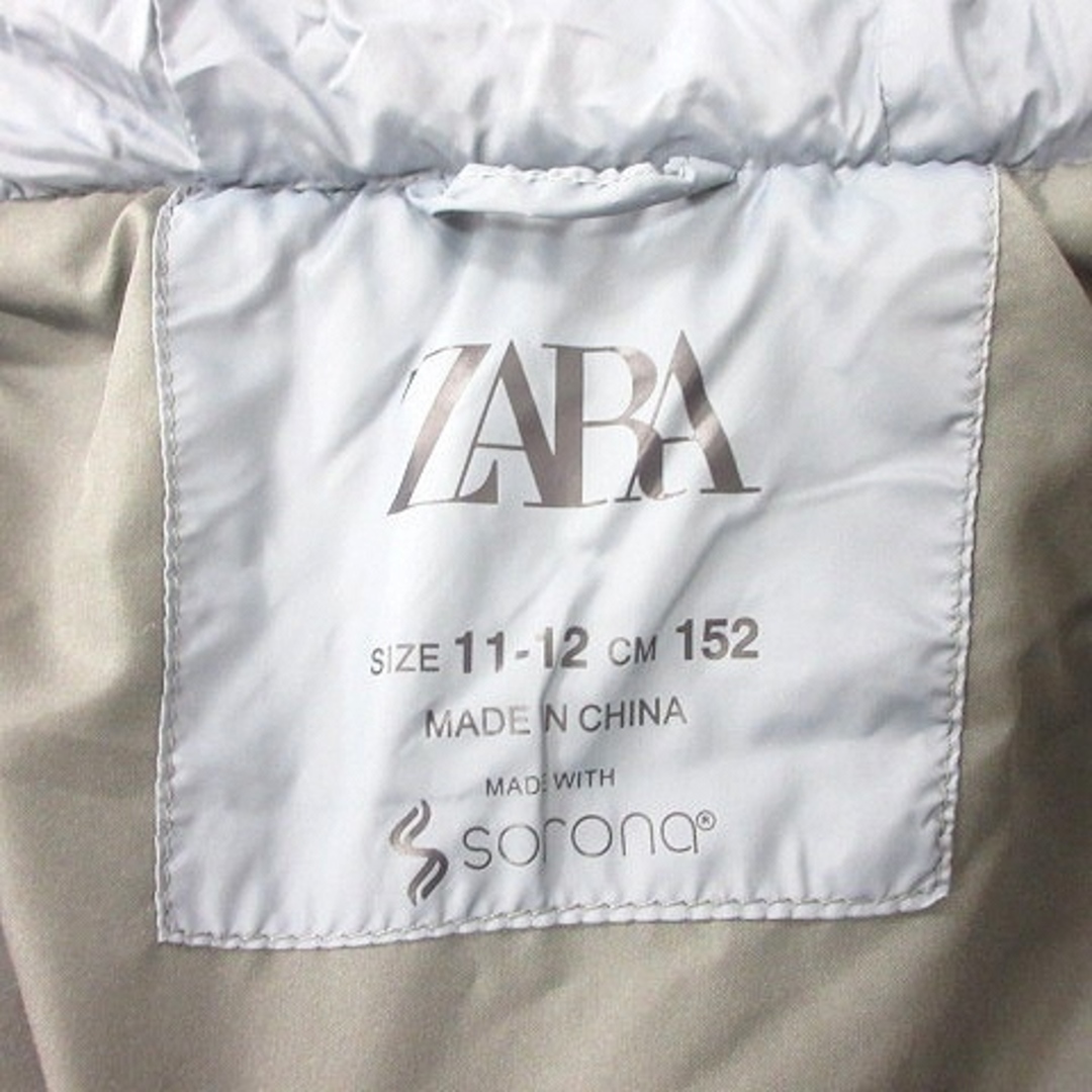 ZARA(ザラ)のザラ ZARA 中綿ジャケット 総裏地 11-12 水色 ライトブルー /MN レディースのジャケット/アウター(ブルゾン)の商品写真