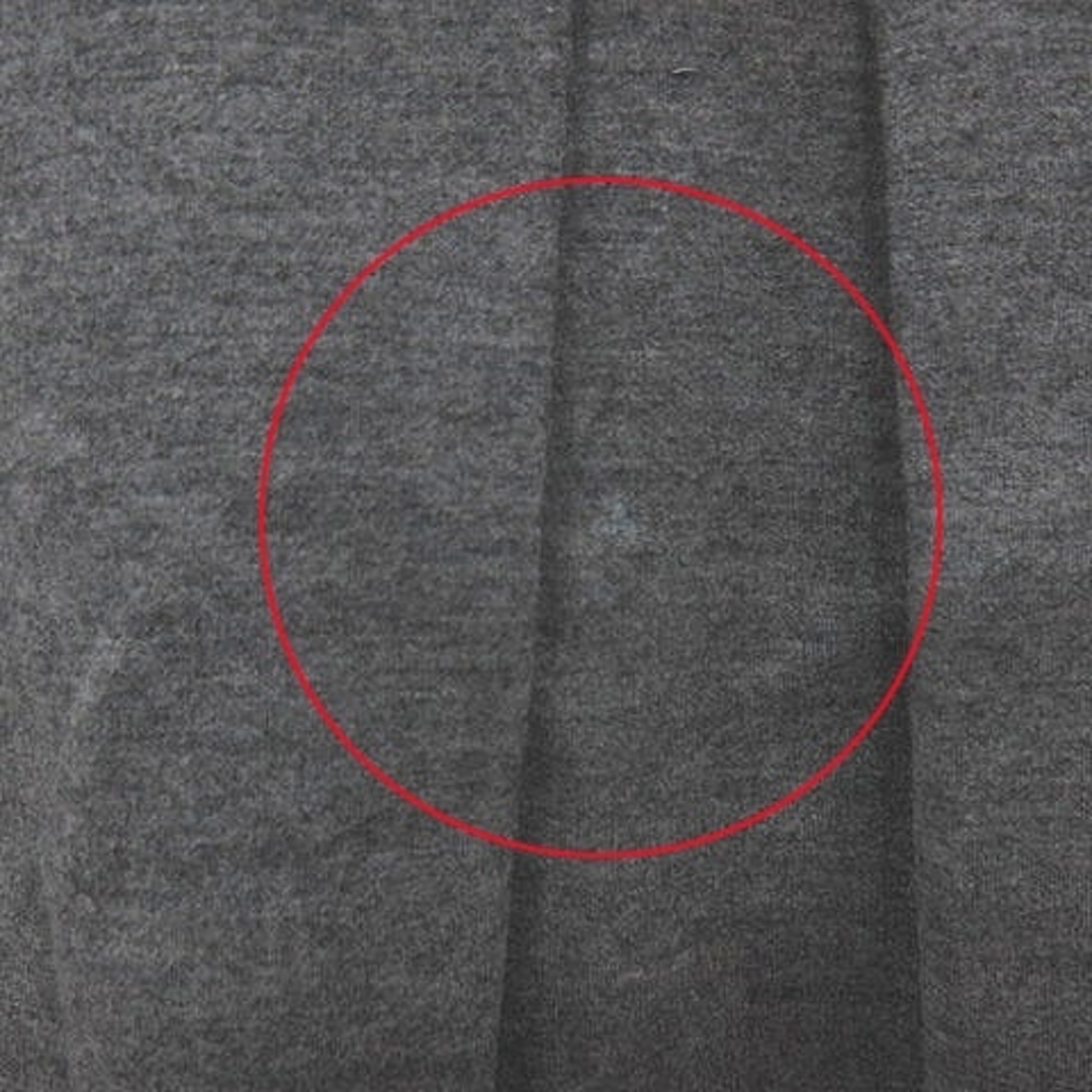 STRAWBERRY-FIELDS(ストロベリーフィールズ)のストロベリーフィールズ 台形スカート ミニ ウール バックリボン 1 グレー レディースのスカート(ミニスカート)の商品写真