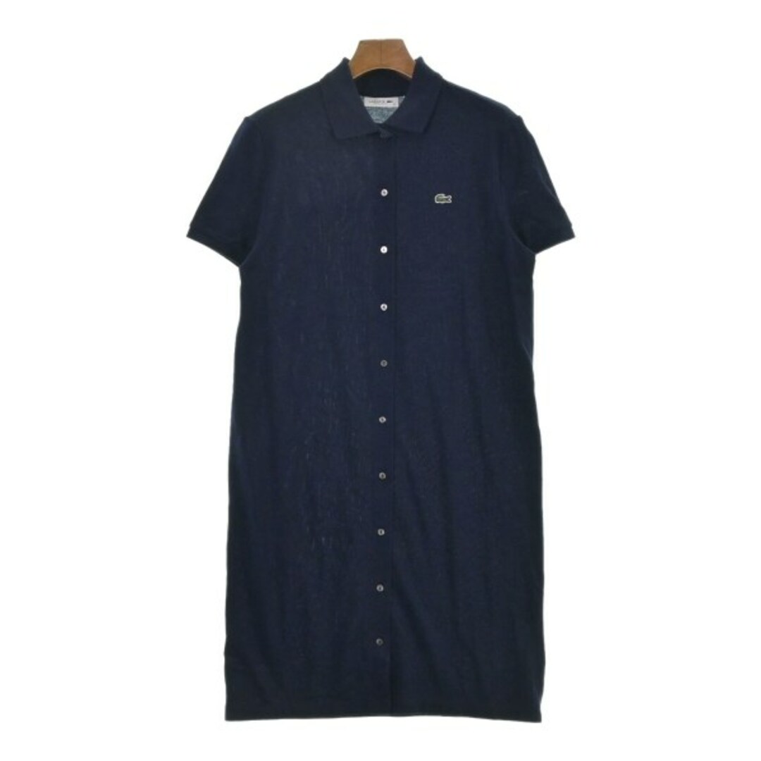 LACOSTE(ラコステ)のLACOSTE ラコステ ワンピース 38(S位) 紺 【古着】【中古】 レディースのワンピース(ひざ丈ワンピース)の商品写真