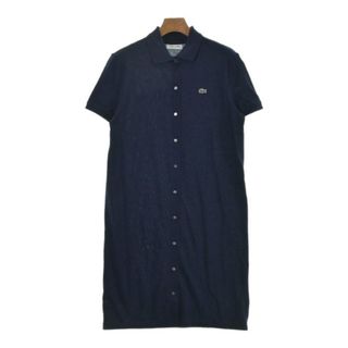 ラコステ(LACOSTE)のLACOSTE ラコステ ワンピース 38(S位) 紺 【古着】【中古】(ひざ丈ワンピース)