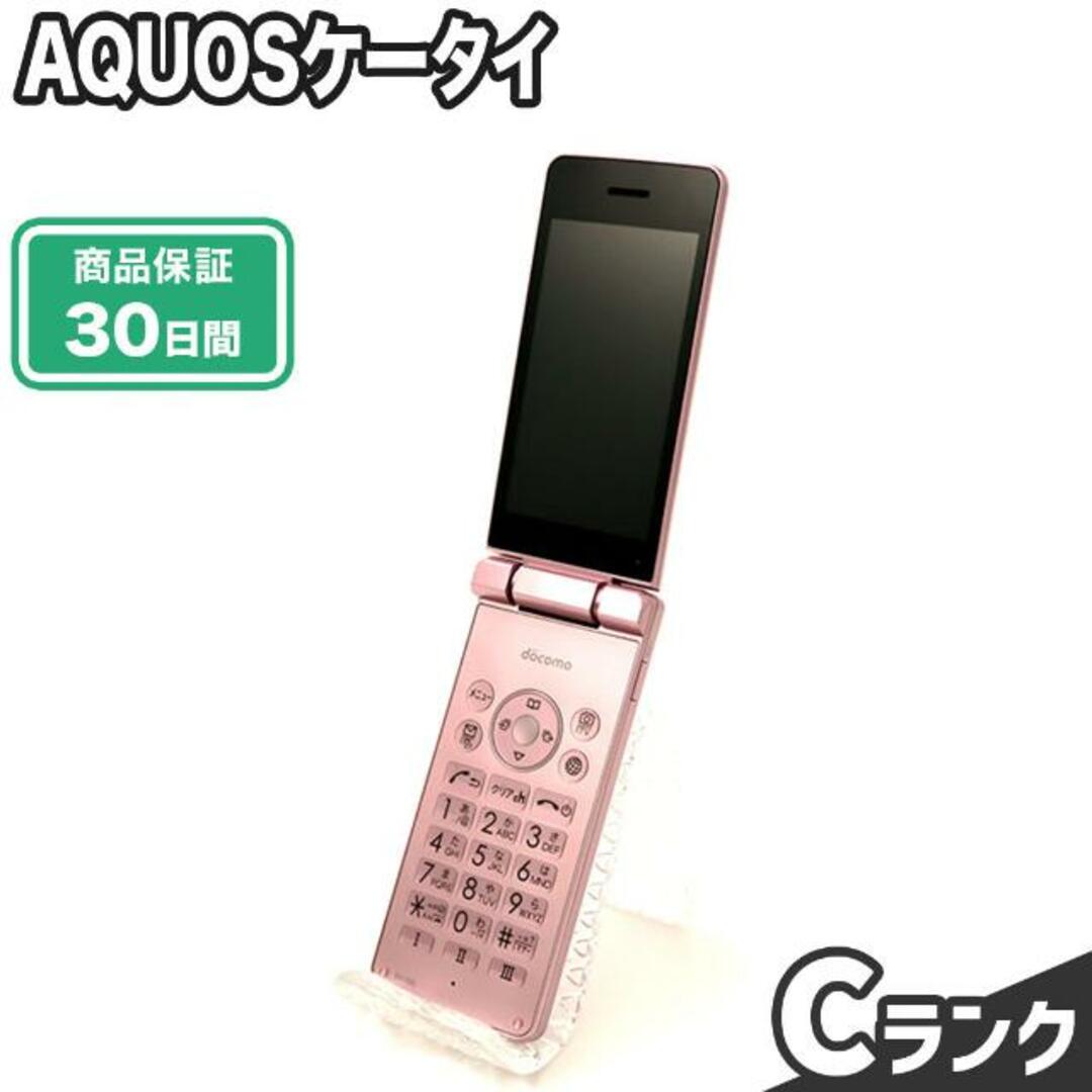 AQUOS(アクオス)のSIMロック解除済み AQUOSケータイ SH-02L Cランク 本体【ReYuuストア】 ピンク スマホ/家電/カメラのスマートフォン/携帯電話(携帯電話本体)の商品写真