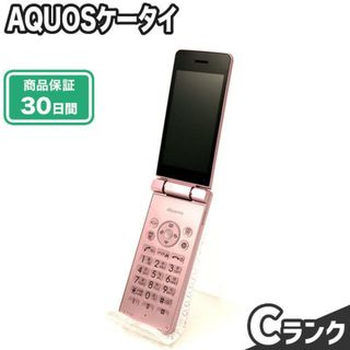 アクオス(AQUOS)のSIMロック解除済み AQUOSケータイ SH-02L Cランク 本体【ReYuuストア】 ピンク(携帯電話本体)