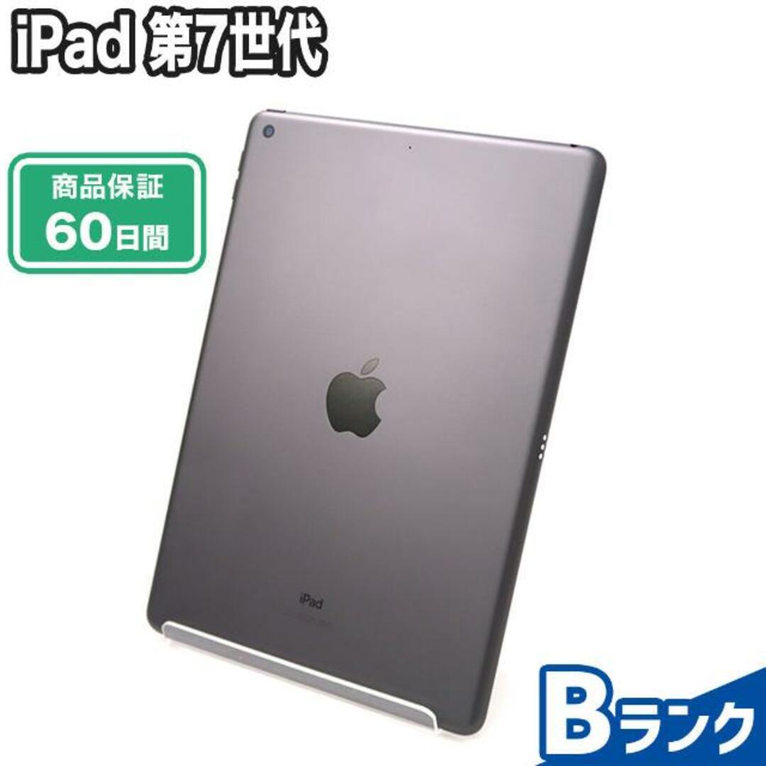 9425古物営業許可iPad 第7世代 32GB Wi-Fiモデル Bランク 本体【ReYuuストア】 スペースグレイ