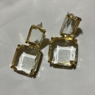 クリスタル　ストーンピアス(ピアス)