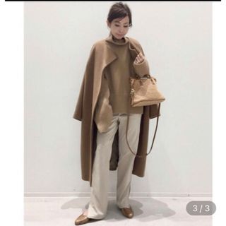 タグつき未使用Lisiere Cashmere Mix Long Coat