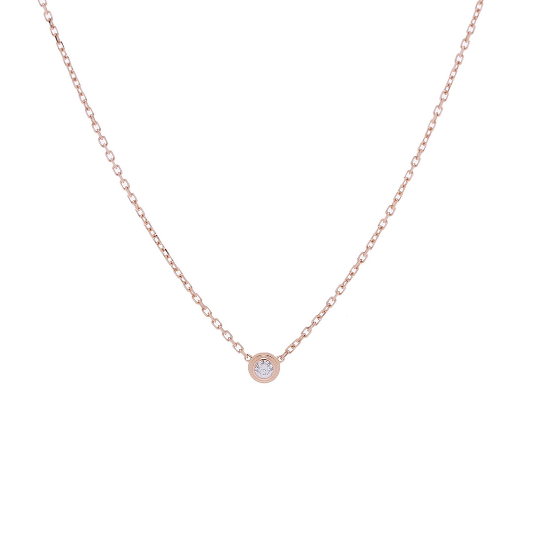 Cartier - カルティエ ダムールネックレス XS 一粒ダイヤ ネックレスの