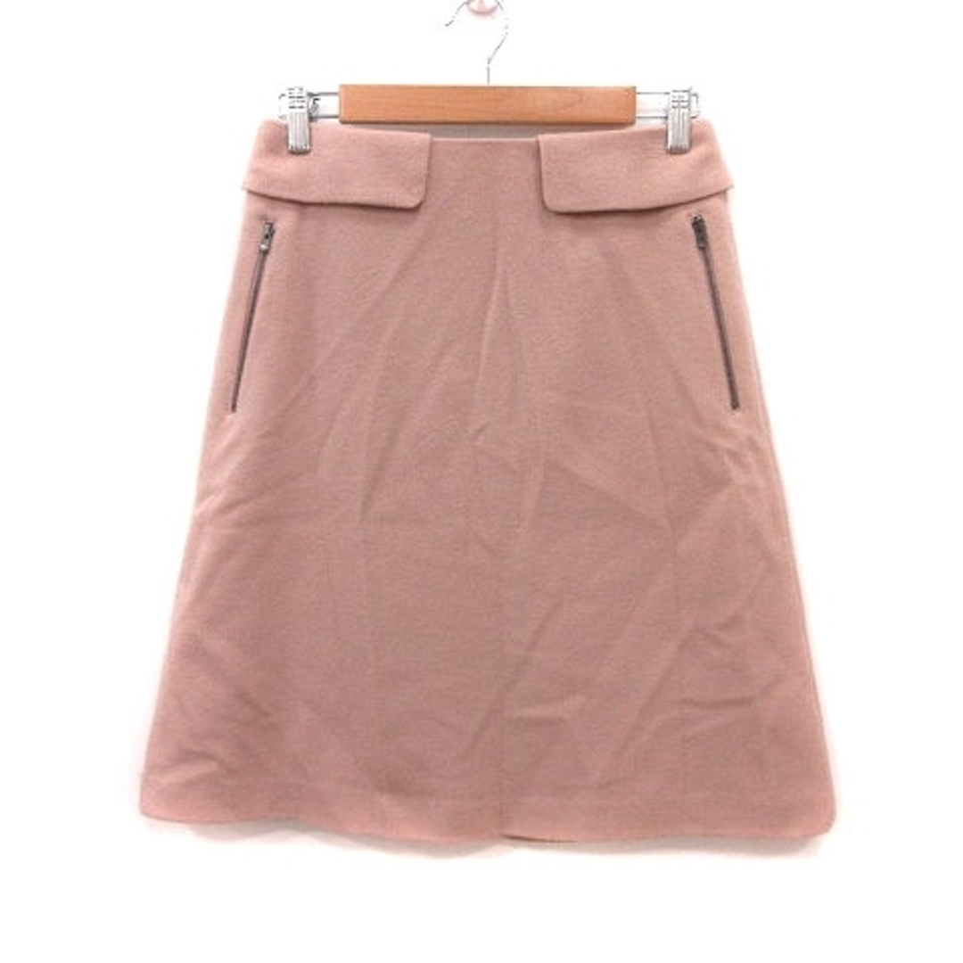 DES PRES(デプレ)のデプレ トゥモローランド 台形スカート ひざ丈 ウール カシミヤ混 1 ピンク レディースのスカート(ひざ丈スカート)の商品写真