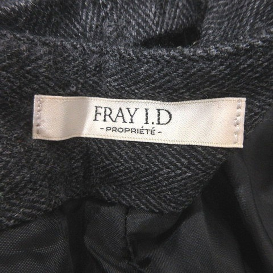 FRAY I.D(フレイアイディー)のフレイアイディー パンツ ウール カシミヤ混 ロールアップ 七分丈 0 レディースのパンツ(その他)の商品写真