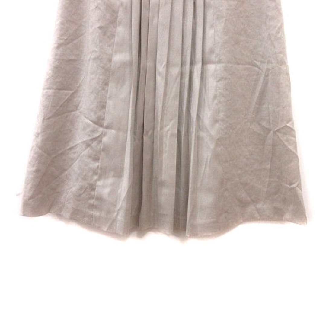 Ballsey(ボールジィ)のボールジー トゥモローランド プリーツスカート ひざ丈 36 ライトベージュ レディースのスカート(ひざ丈スカート)の商品写真