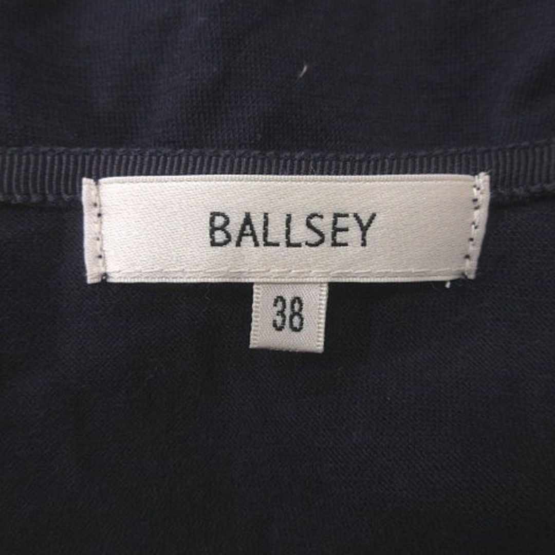 Ballsey(ボールジィ)のボールジー カットソー Uネック ウール 長袖 38 紫 パープル レディースのトップス(カットソー(長袖/七分))の商品写真