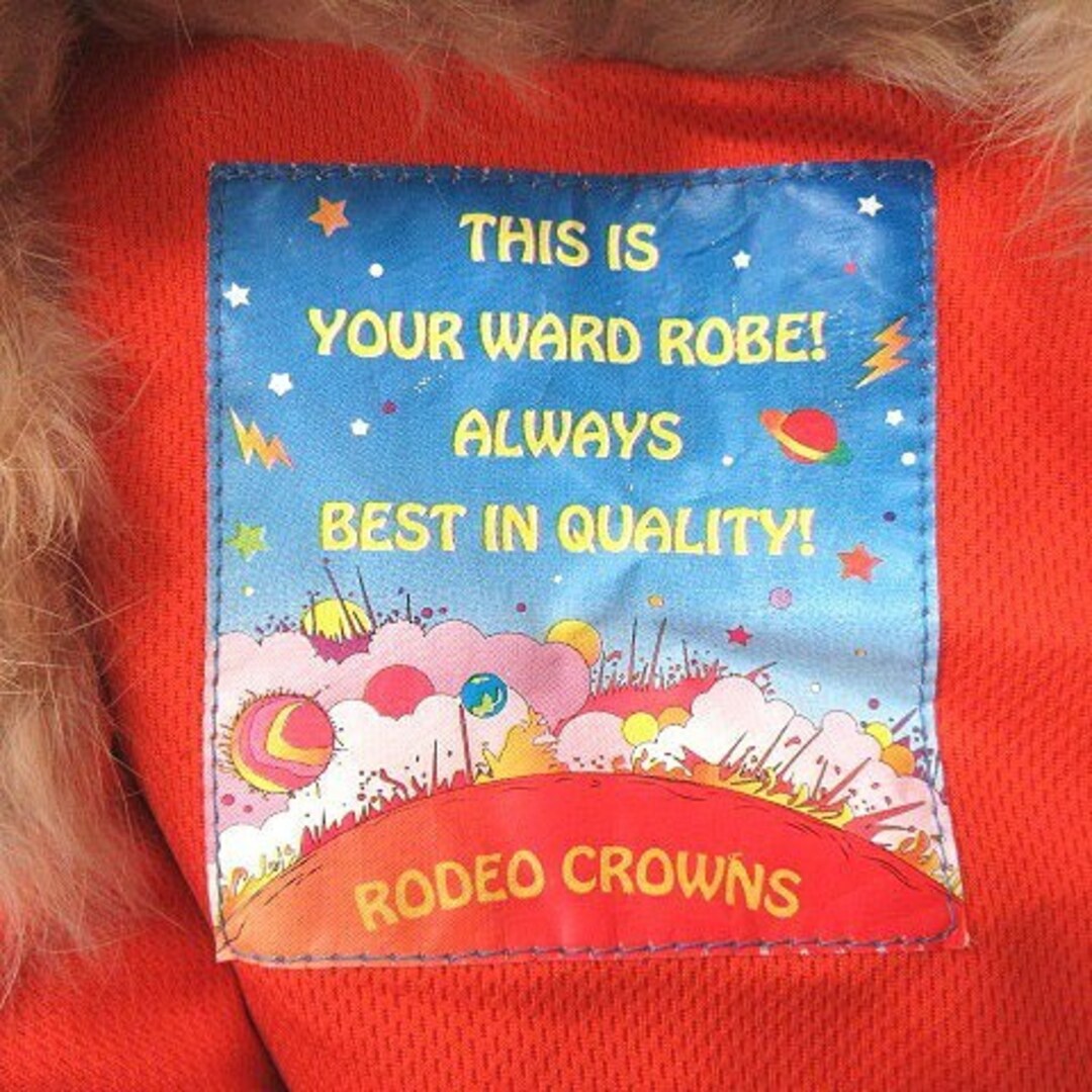 RODEO CROWNS(ロデオクラウンズ)のロデオクラウンズ ファーベスト ラビットファー 総裏地 1 ベージュ 青 ピンク レディースのトップス(ベスト/ジレ)の商品写真