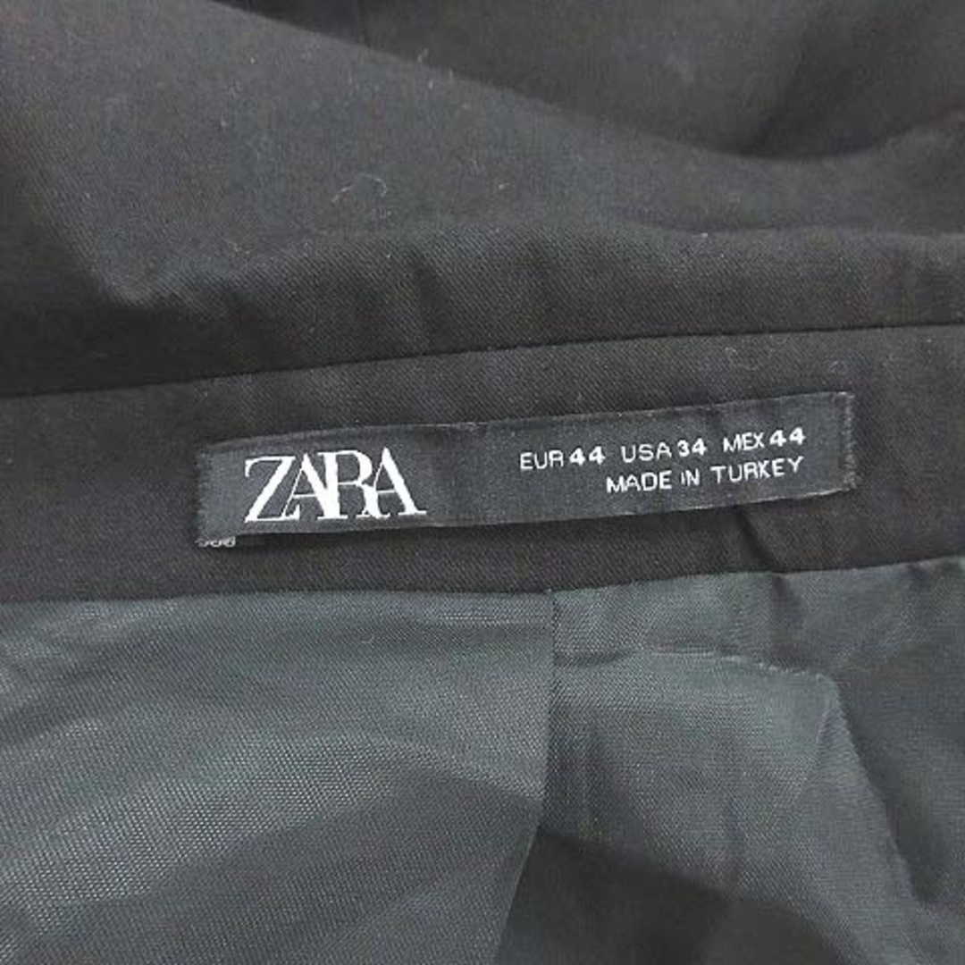 ZARA(ザラ)のザラ ZARA テーラードジャケット シングル 総裏地 44 黒 ブラック メンズのジャケット/アウター(テーラードジャケット)の商品写真