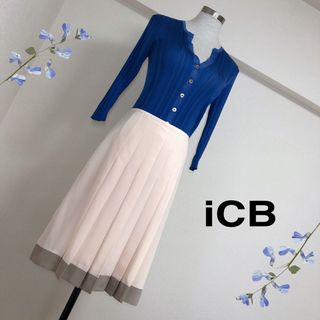 アイシービー(ICB)の未使用iCBアイシービー（11号）プリーツスカート(ひざ丈スカート)