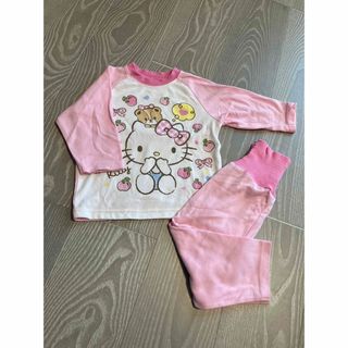 HELLO KITTY 長袖パジャマ 80(パジャマ)