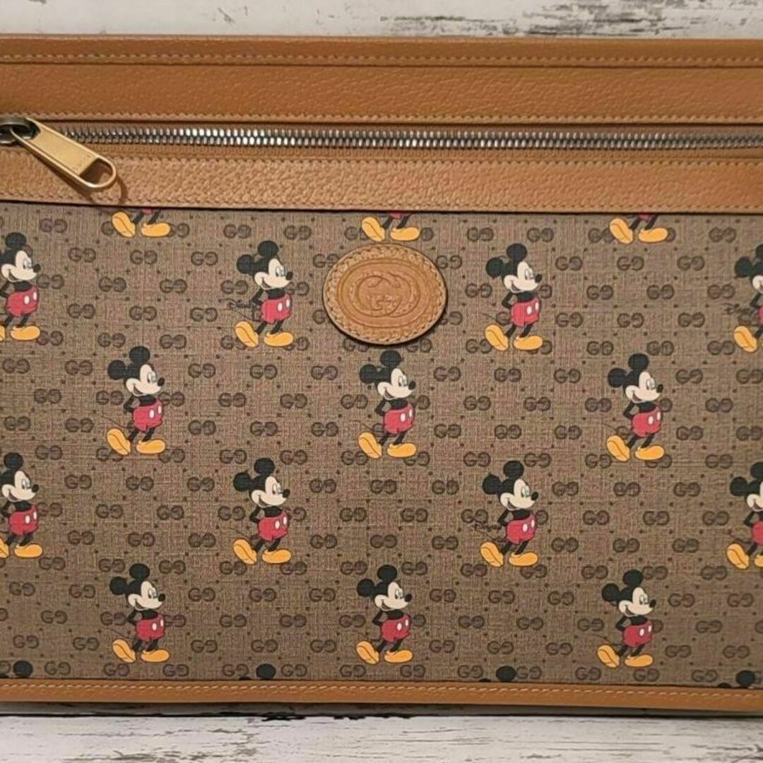 Gucci - ☆未使用に近い☆GUCCI クラッチバッグ ミッキー セカンド