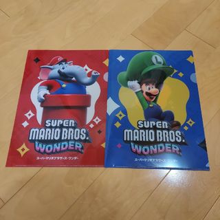 ニンテンドウ(任天堂)のマリオ　クリアファイル　セブンイレブン(ゲームキャラクター)