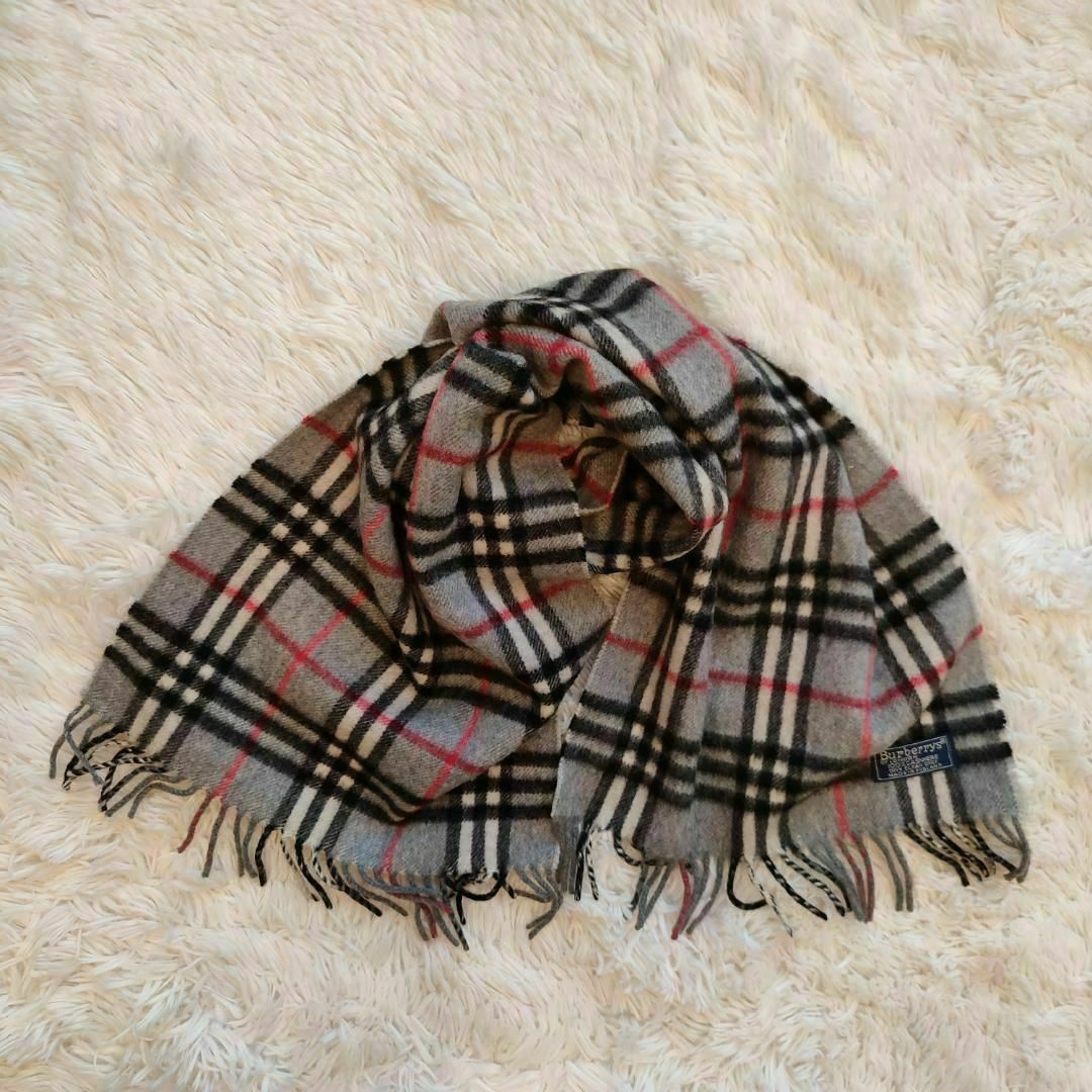 BURBERRY(バーバリー)の【カシミヤ100%】Burberrys　バーバリーズ　マフラー　ノバチェック レディースのファッション小物(マフラー/ショール)の商品写真