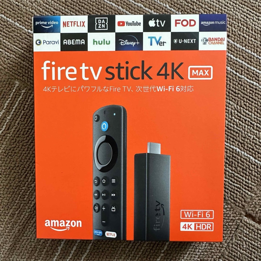 Amazon(アマゾン)のfire tv stick 4k max スマホ/家電/カメラのテレビ/映像機器(映像用ケーブル)の商品写真