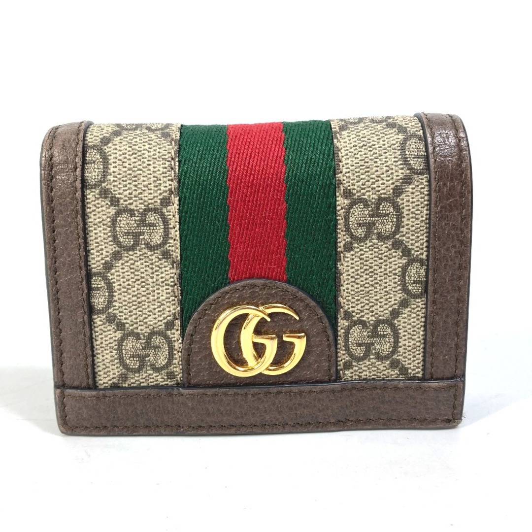 極美品】 グッチ GUCCI オフィディア ミニ ウォレット 593662 GG