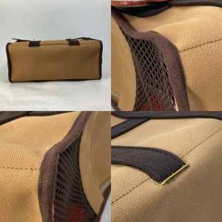 エルメス HERMES ドッグキャリー H800639EK01 ペット 犬 トートバッグ 5キロ以下の小型犬用バッグ カバン ペット用キャリーバッグ ボストンバッグ ナイロン フォーヴ / フー ブラウン 美品