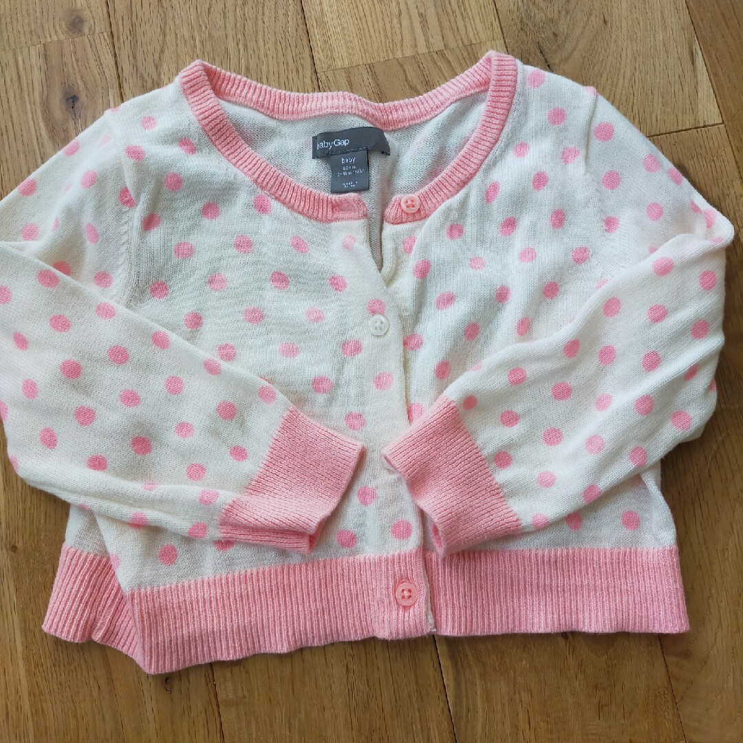 babyGAP(ベビーギャップ)のbabyGAP カーディガン トップス キッズ/ベビー/マタニティのベビー服(~85cm)(カーディガン/ボレロ)の商品写真