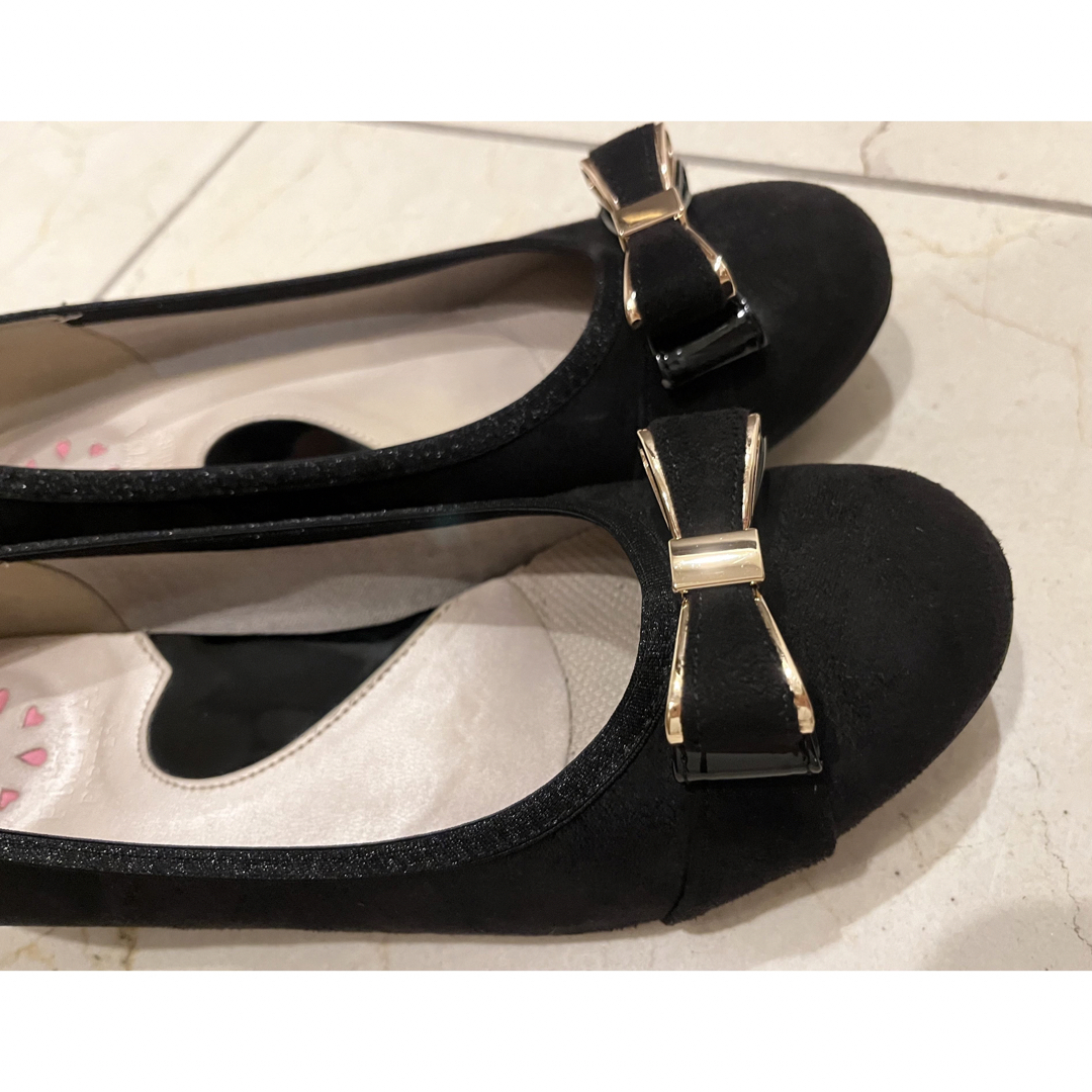 リボンパンプス レディースの靴/シューズ(ハイヒール/パンプス)の商品写真