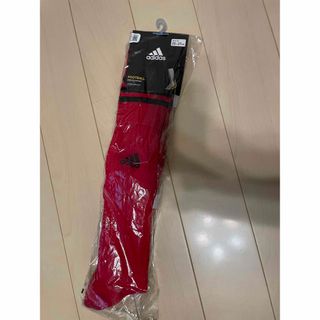 アディダス(adidas)のサッカーソックス　赤　adidas アディダス　サイズ25-27センチ(シューズ)