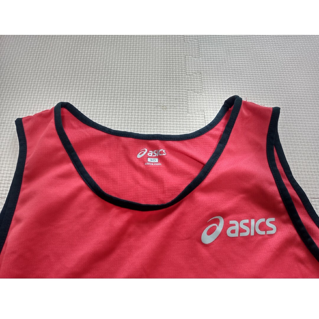 asics(アシックス)の陸上　ユニフォーム　レディース　女子陸上　アシックス　XOサイズ　中古 スポーツ/アウトドアのスポーツ/アウトドア その他(陸上競技)の商品写真