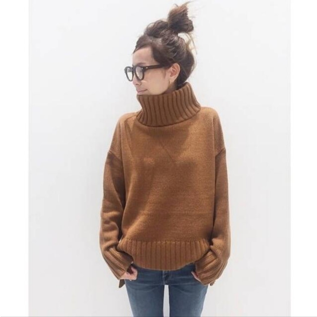 アパルトモン☆Back Long タートルネック Knit