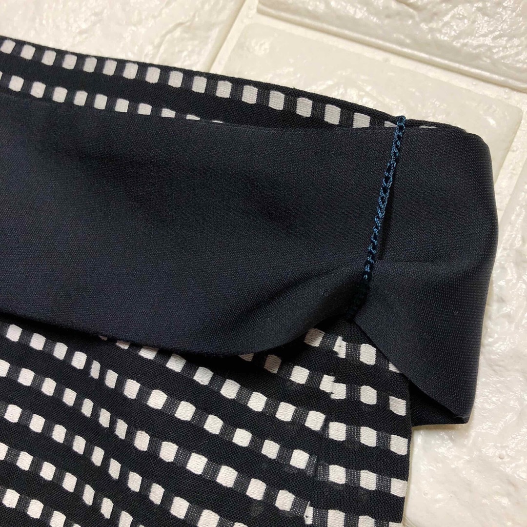 UNTITLED(アンタイトル)のアンタイトル（2）手洗いできるウエストリボン付きスカート  レディースのスカート(ひざ丈スカート)の商品写真