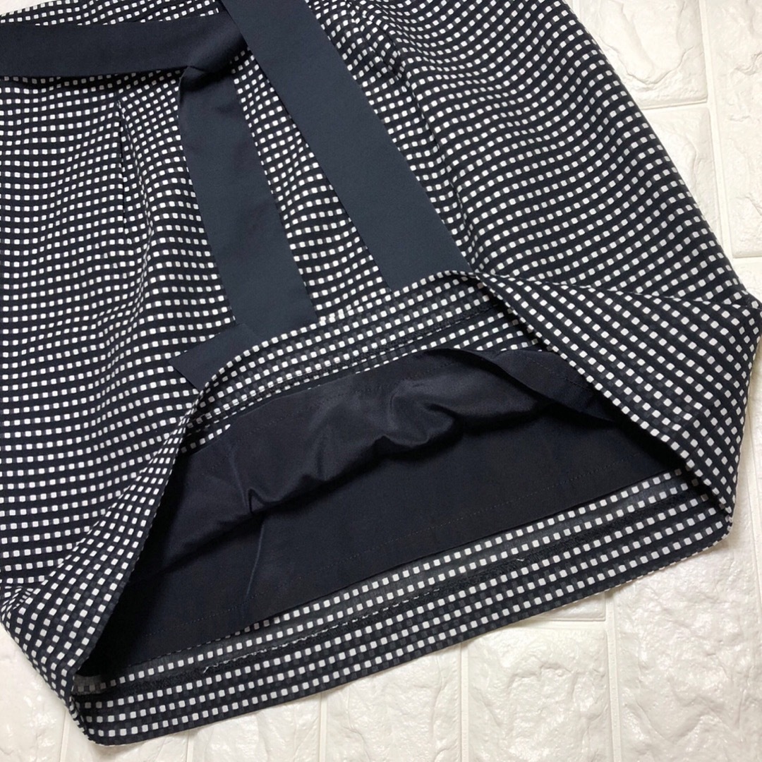 UNTITLED(アンタイトル)のアンタイトル（2）手洗いできるウエストリボン付きスカート  レディースのスカート(ひざ丈スカート)の商品写真