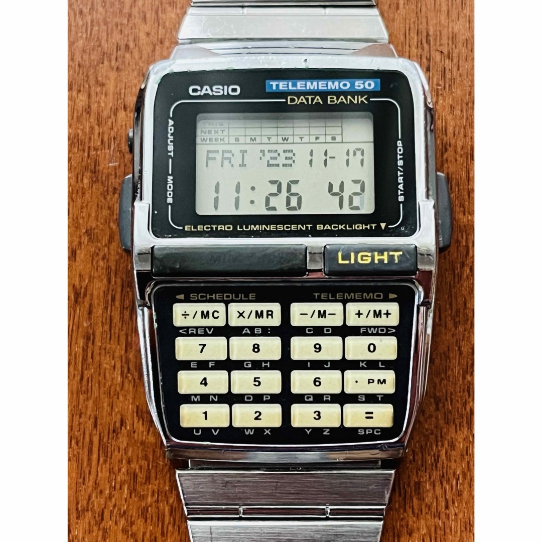 CASIO カシオ データバンク DBC-630 電池交換済 - 腕時計(デジタル)